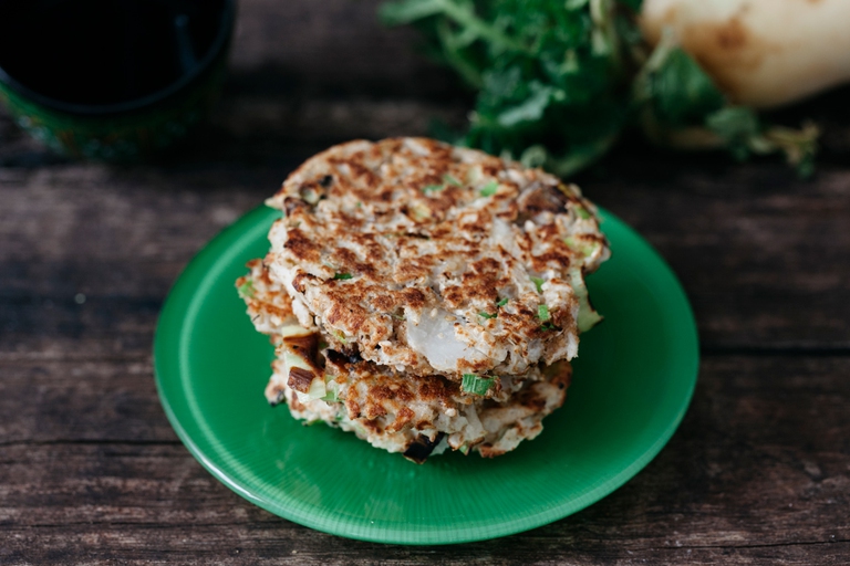 Frittelle di daikon