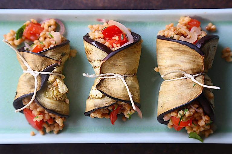 Involtini di melanzane