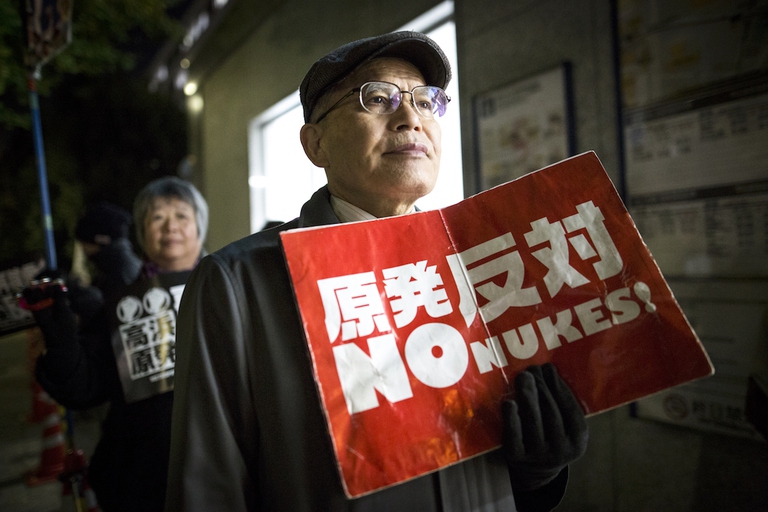 Proteste nucleare giappone