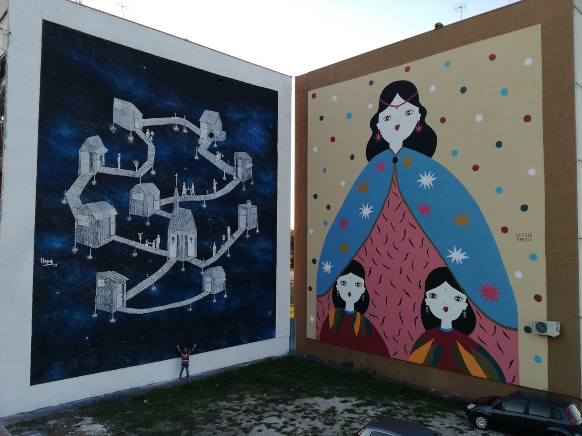 Opere di Daniele Nitti e La Fille Bertha