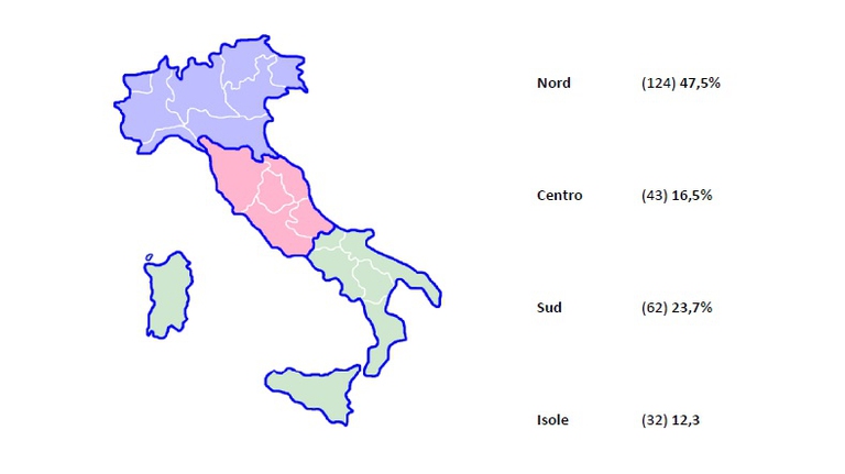 mappa roghi di rifiuti
