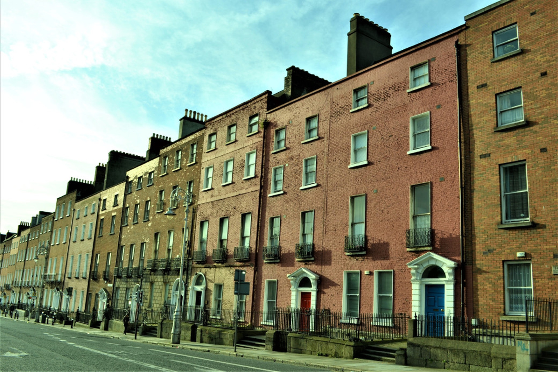 Una zona residenziale a Dublino