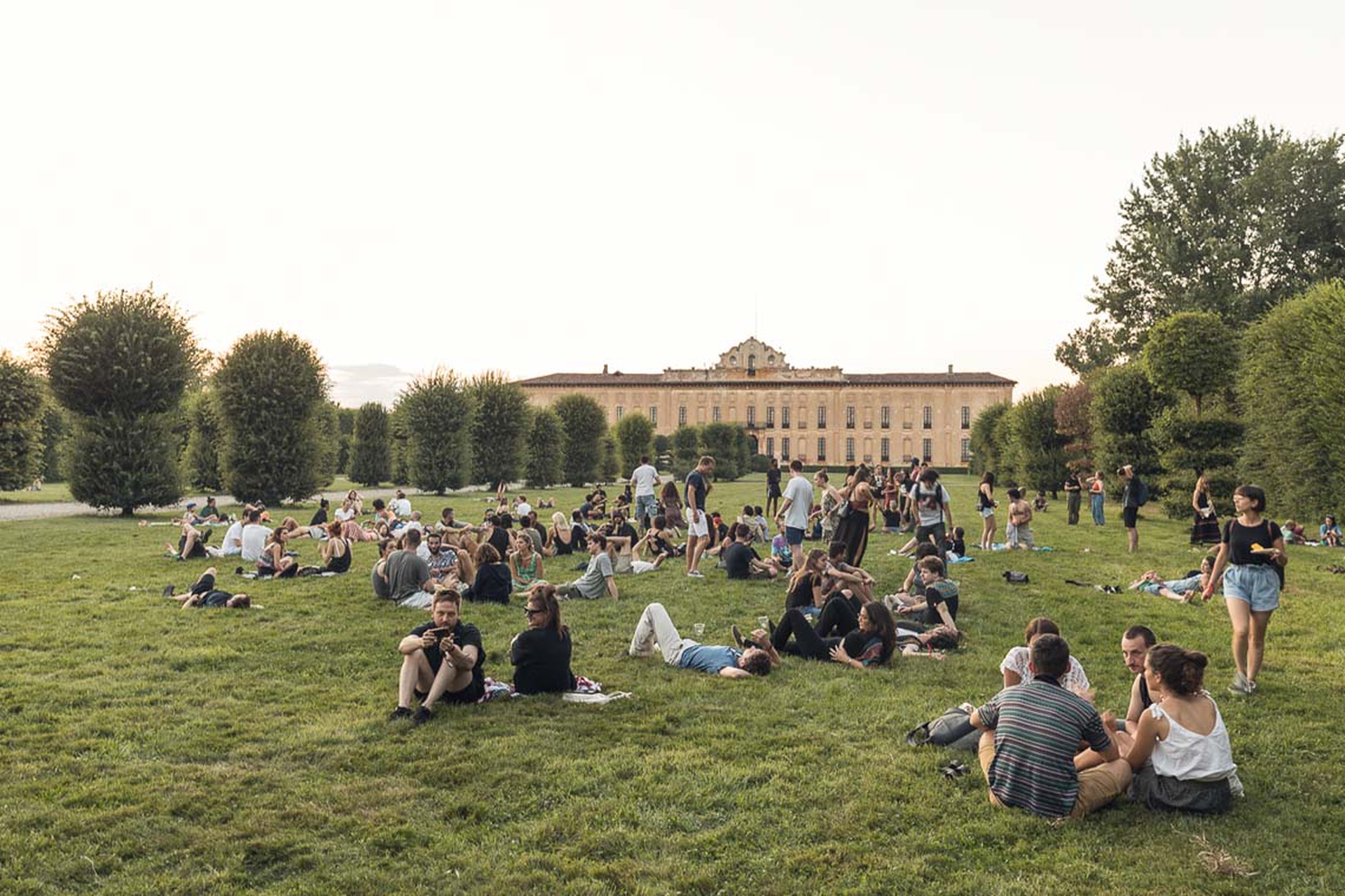 Facciata sud di Villa Arconati