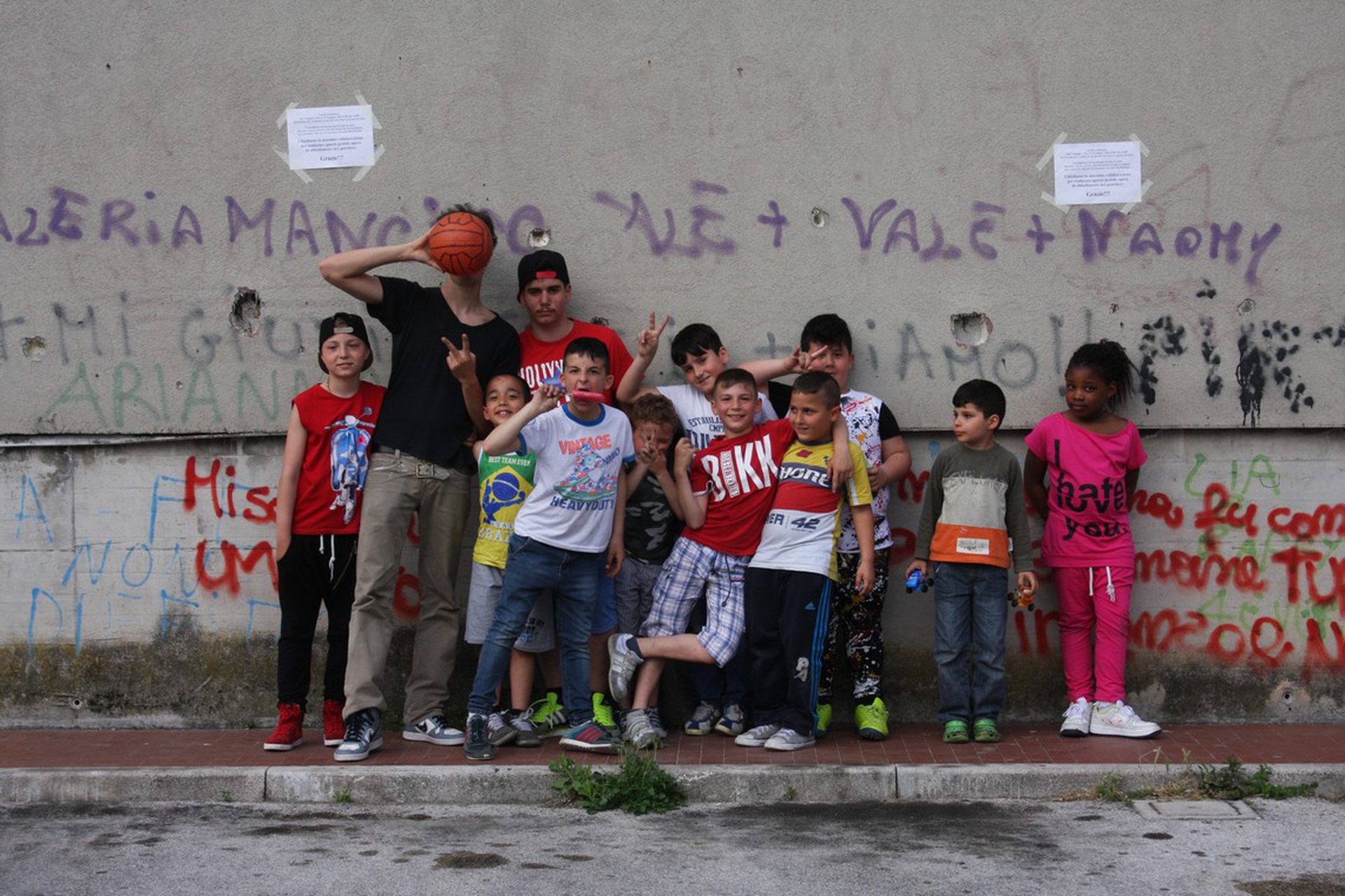 I bambini coinvolti nei progetti di Inward