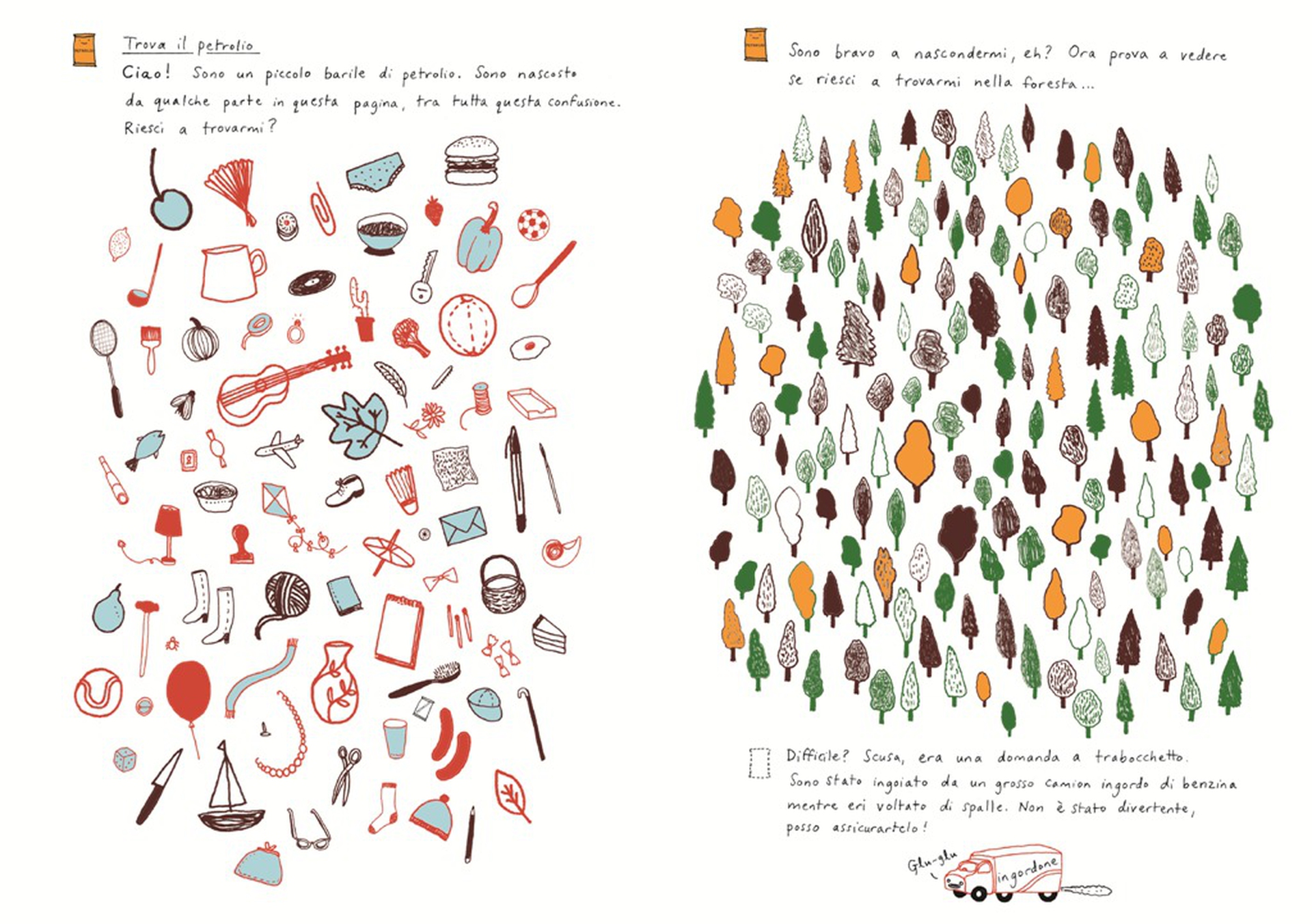 Ciao ciao petrolio, giochi e quiz del libro