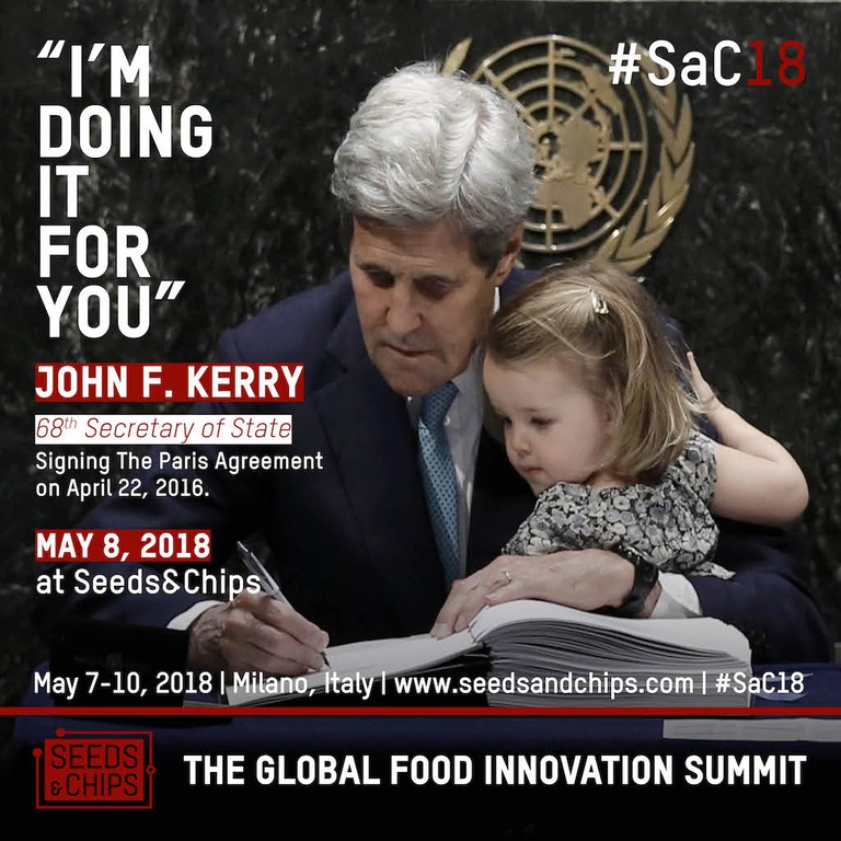 Seeds&Chips 2018 john kerry