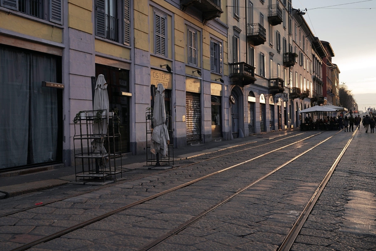 i Navigli di Milano durante l'epidemia di coronavirus