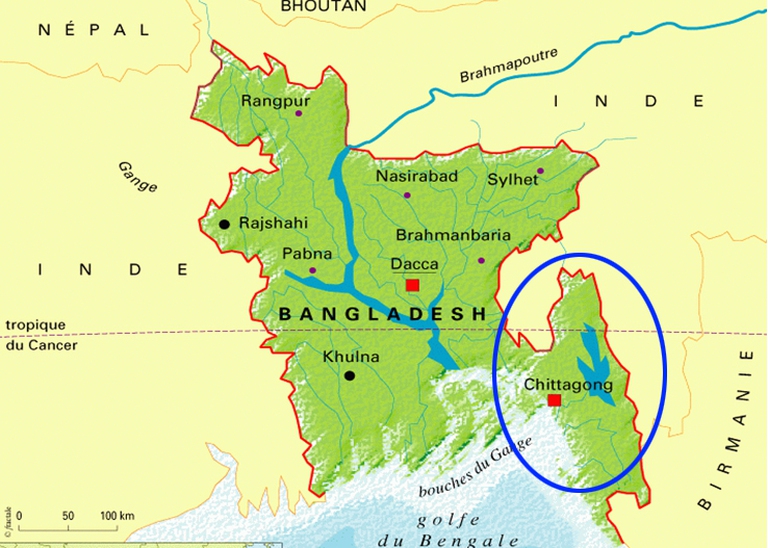 L'area del Chittagong, in Bangladesh, dove il land grabbing sta mettendo in ginocchio gli indigeni