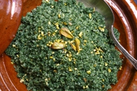 Couscous al pesto di cavolo nero e pistacchi. Ricetta veg