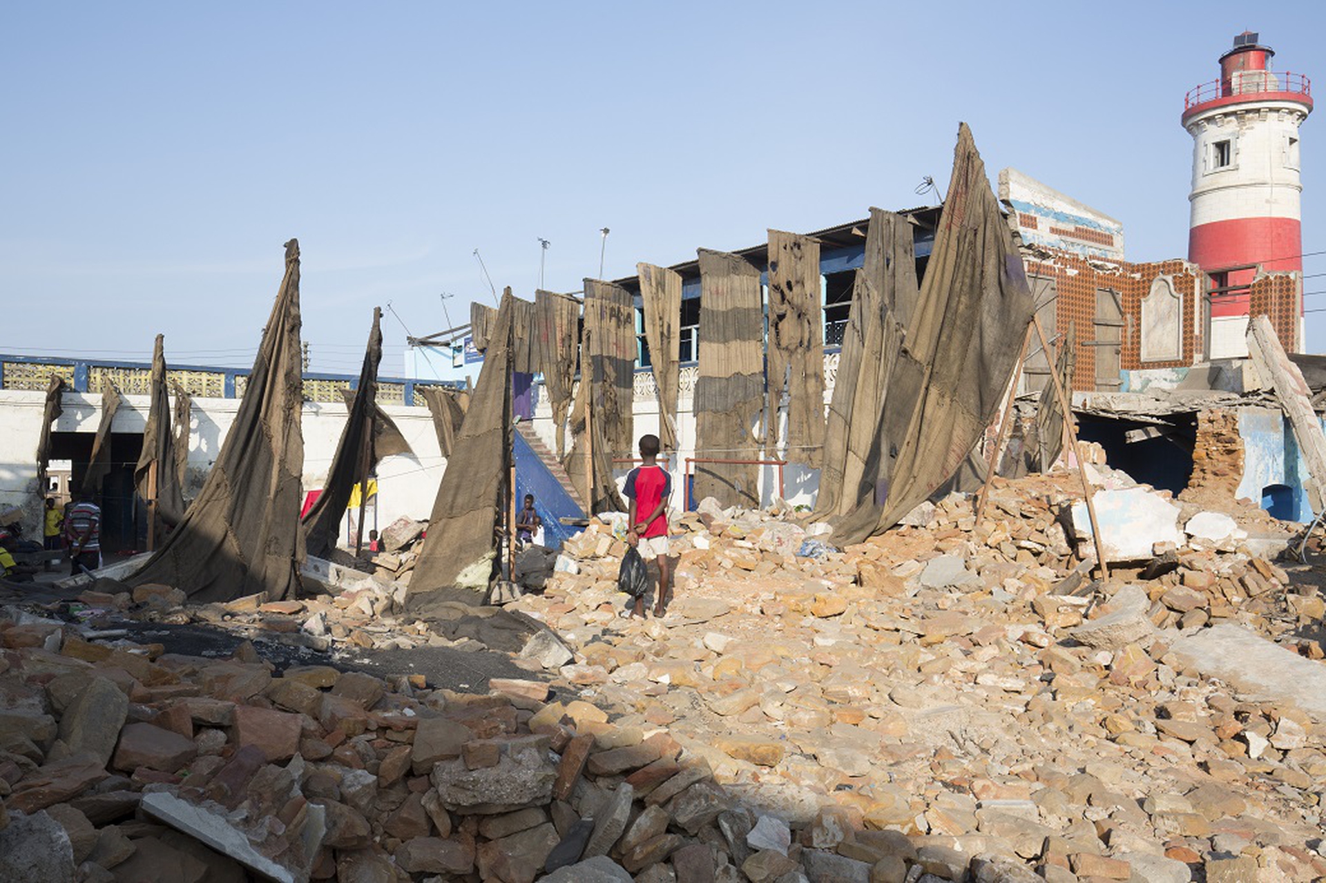 Ibrahim Mahama è nato a Temale in Ghana