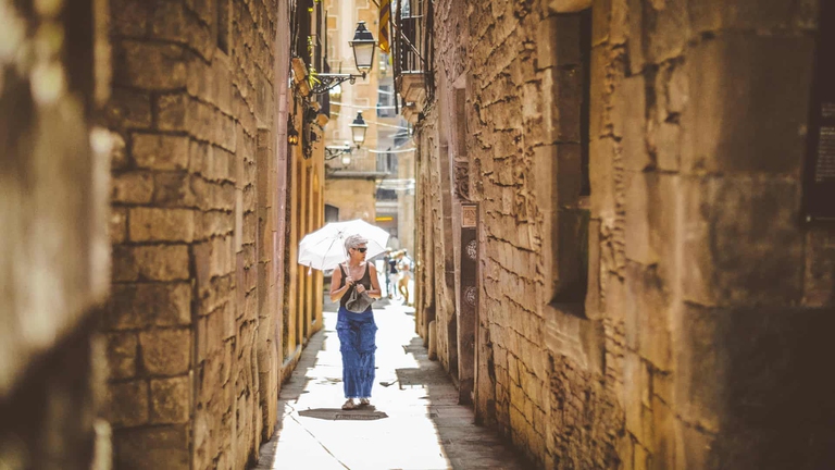 Rifugi climatici per il centro di Barcellona.