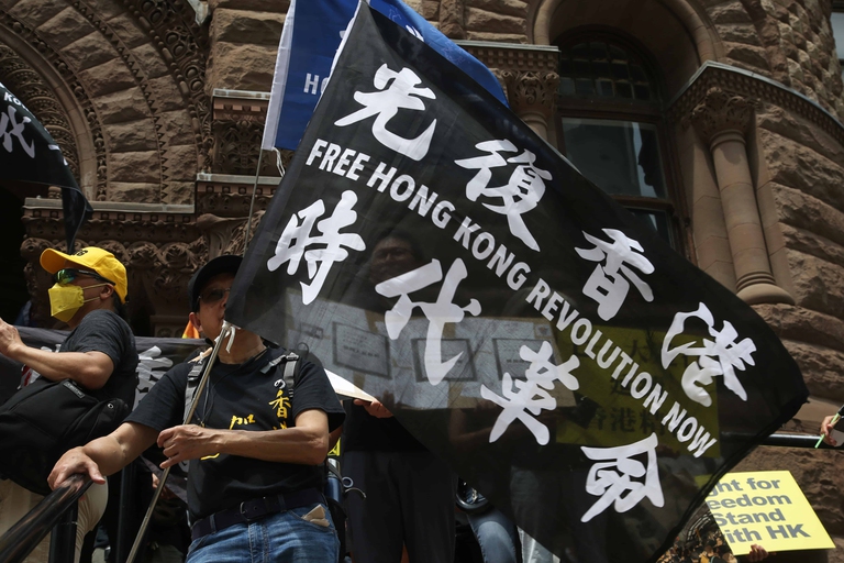 Manifestazione per la democrazia a Hong Kong