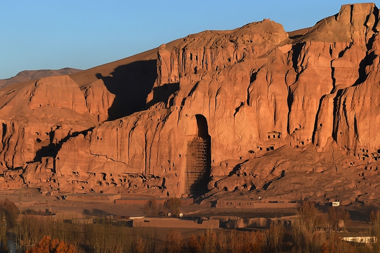 Bamyian, nicchia dove si erigeva la statua di Buddha. Copyright Wakil Kohsar/AFP/Getty Images