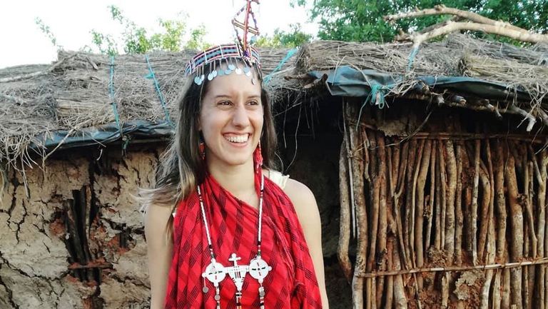 Silvia Romano, la volontaria rapita in Kenya.
