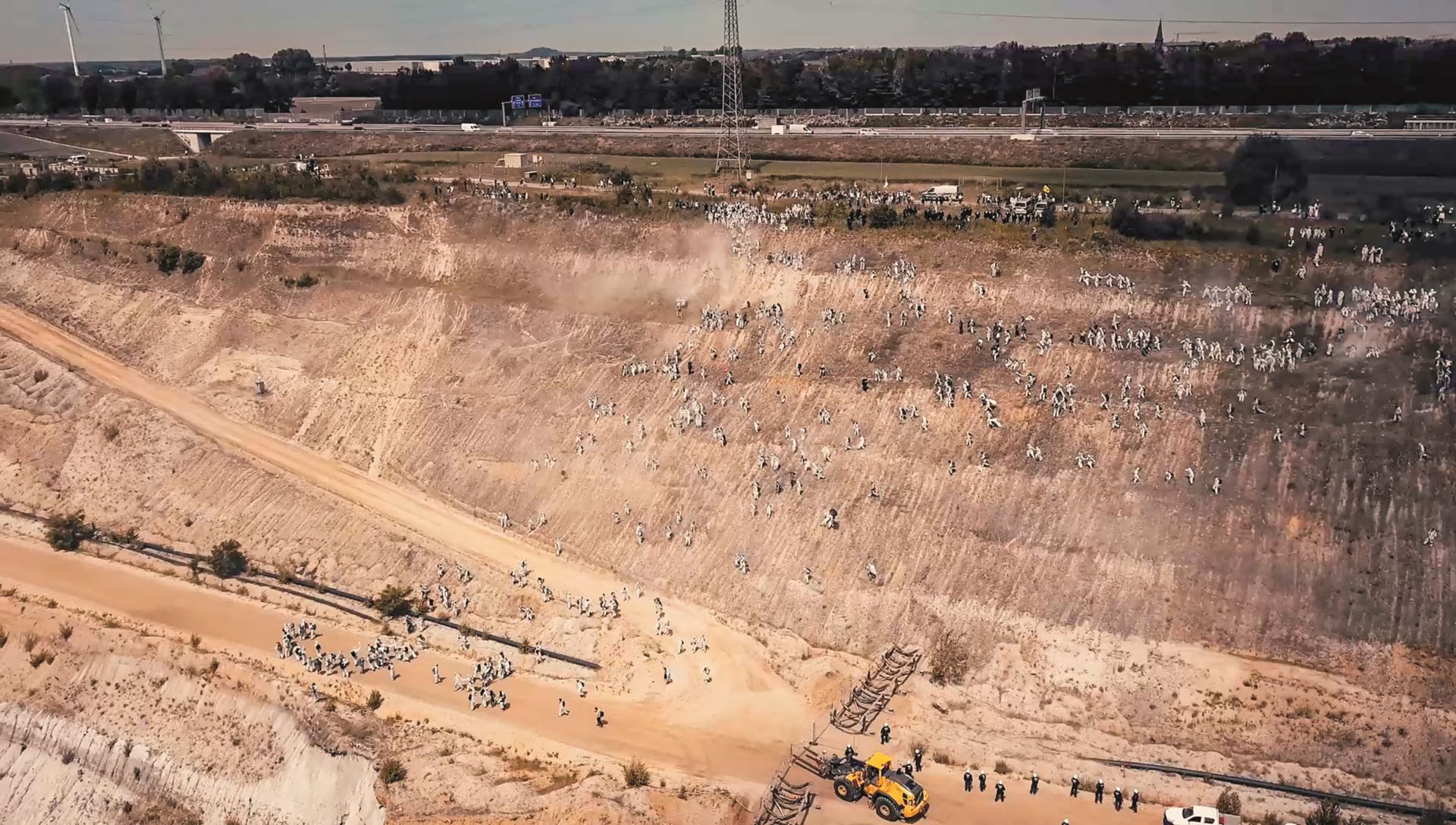 L'occupazione delle miniere di lignite in Germania