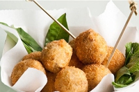 Arancini di riso con ragù di seitan