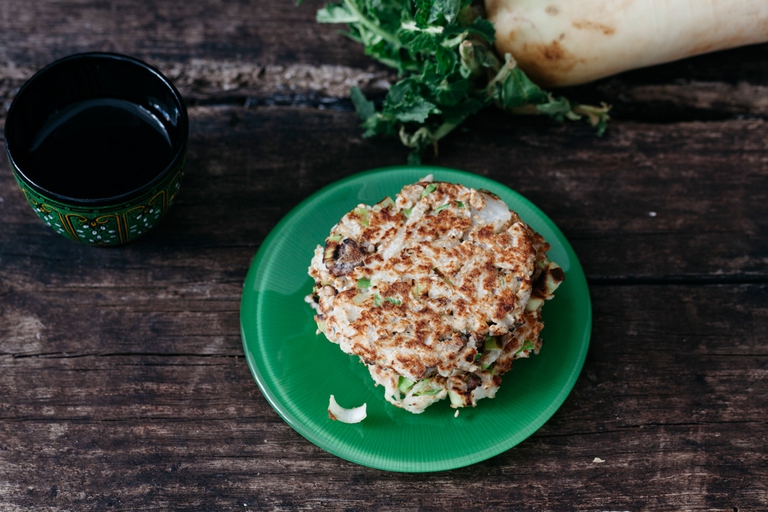 Frittelle di daikon