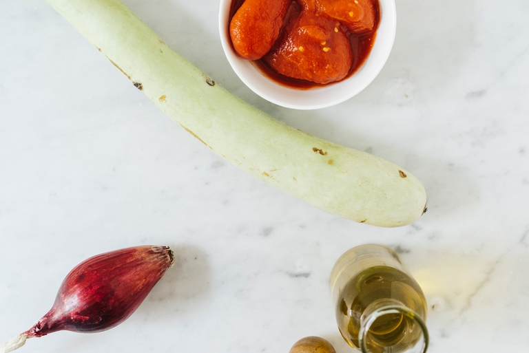  Minestrina di zucchina lunga