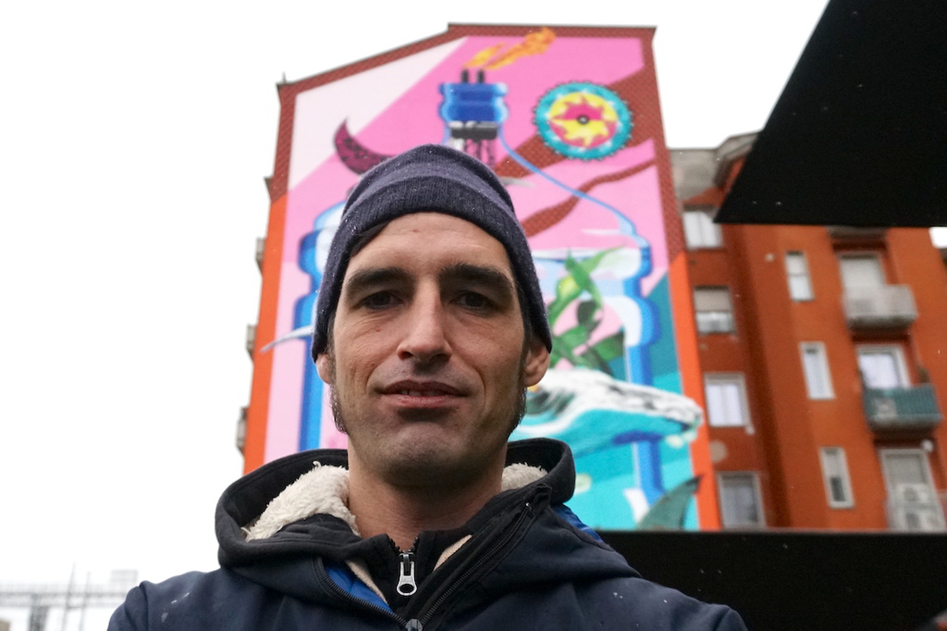 Anthropoceano, il murales di Iena Cruz a Milano