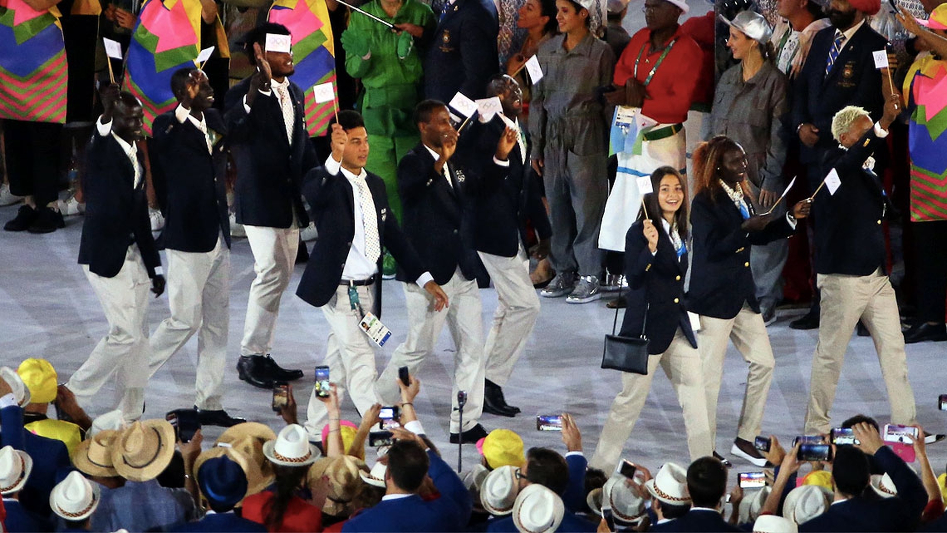 Rio 2016 inno dei rifugiati