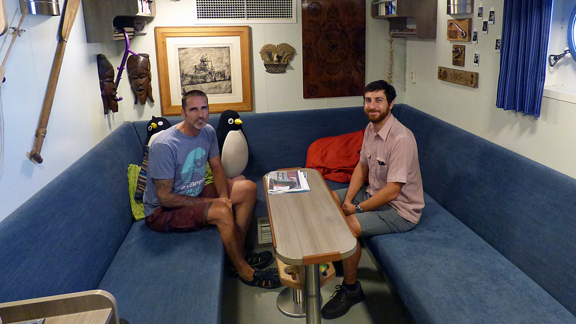 John Hocevar e David Pinsky di Greenpeace