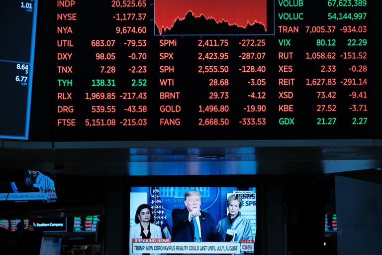 Coronavirus, stock market, crash, recession