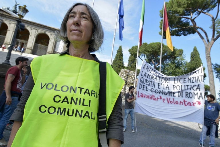 Protesta a Roma
