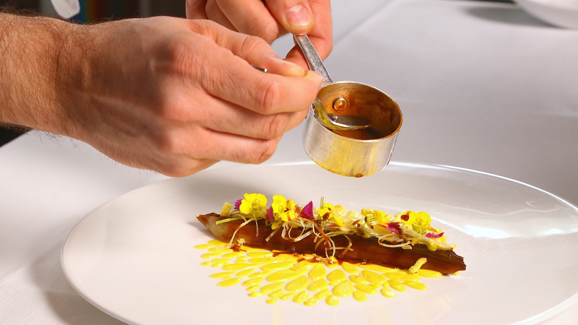 Aggiunta dell'aceto balsamico