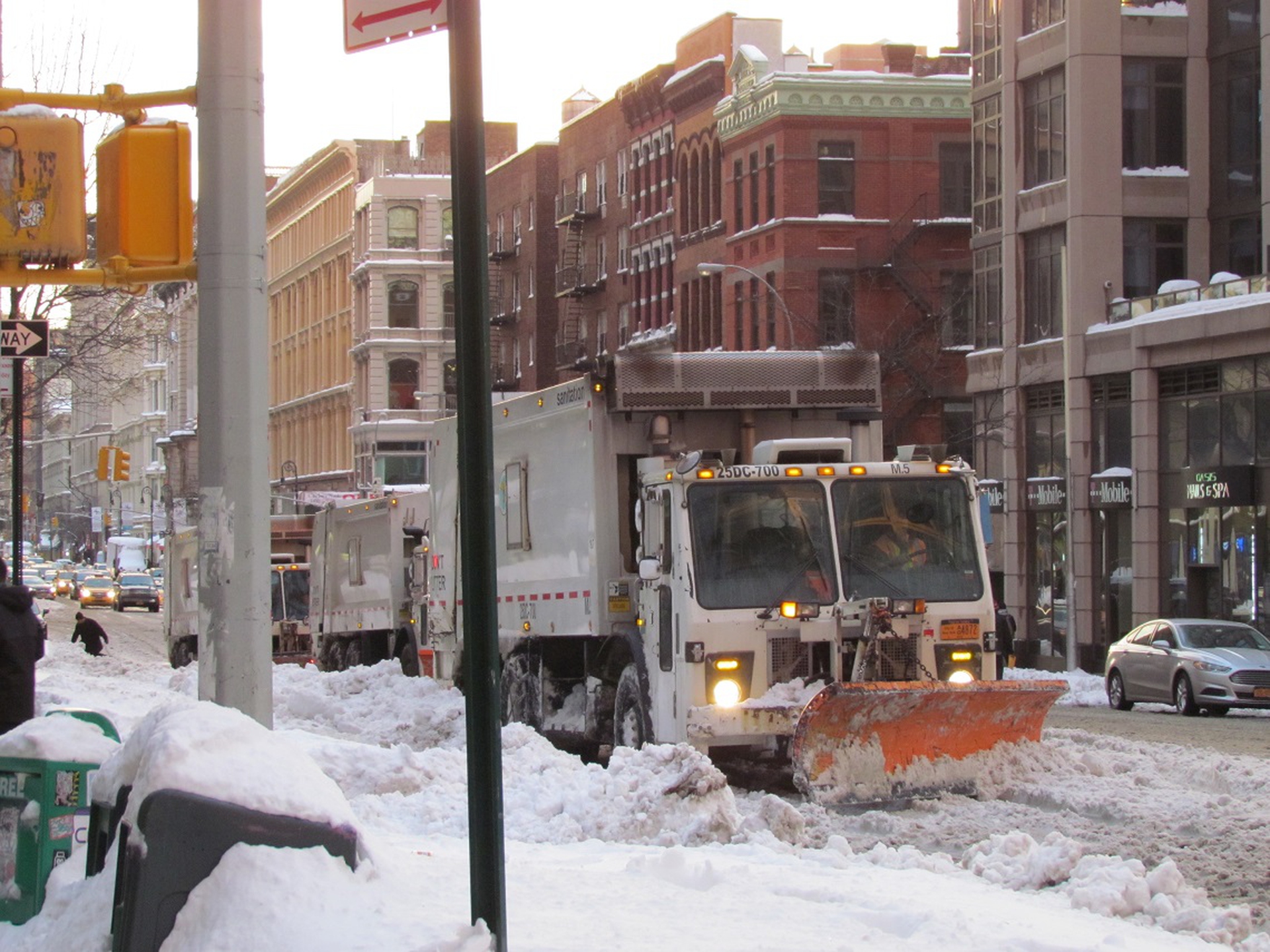 New York durante la bufera di neve Jonas © Luisa Gattone
