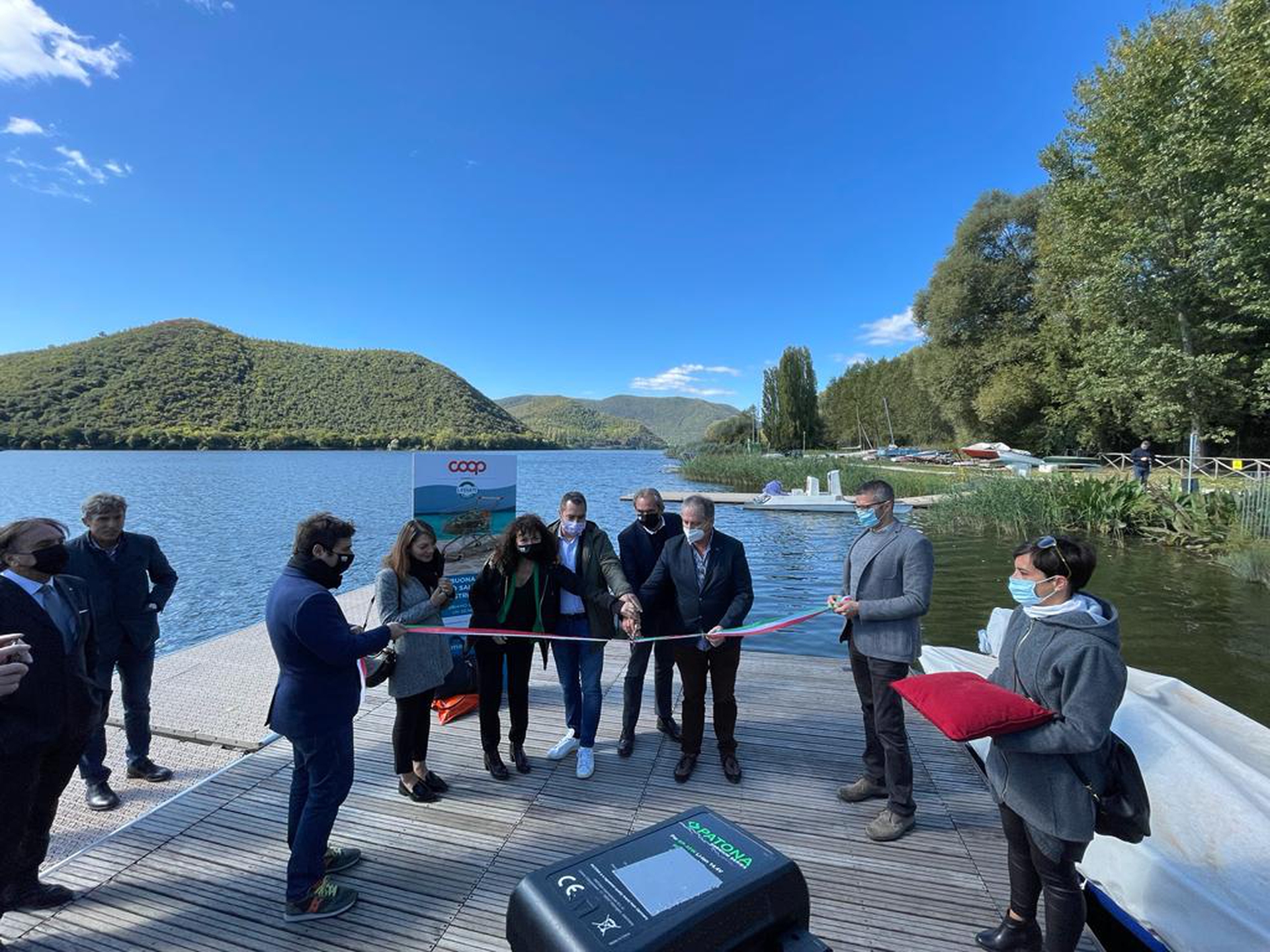 Taglio del nastro, Piediluco