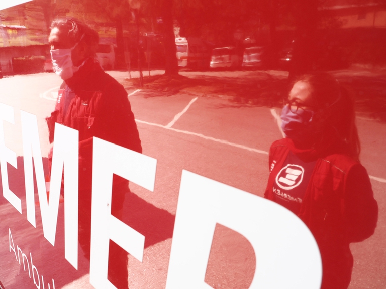 Sportelli mobili del progetto Italia di Emergency, attivi sul territorio per contrastare l'epidemia di Coronavirus 