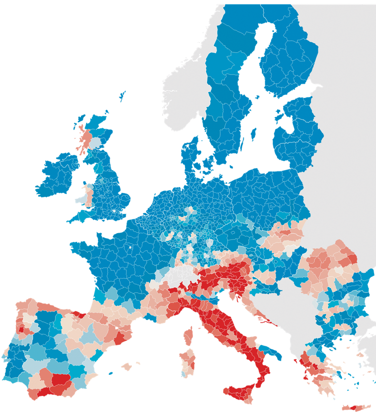 mappa erosione europa