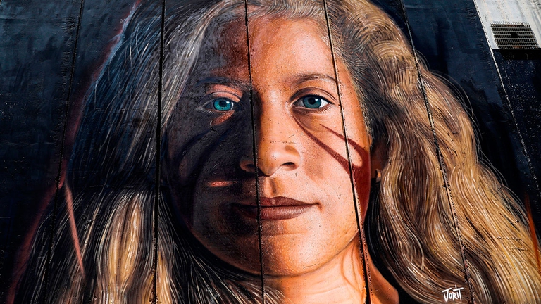ahed tamimi murales jorit agoch betlemme palestina