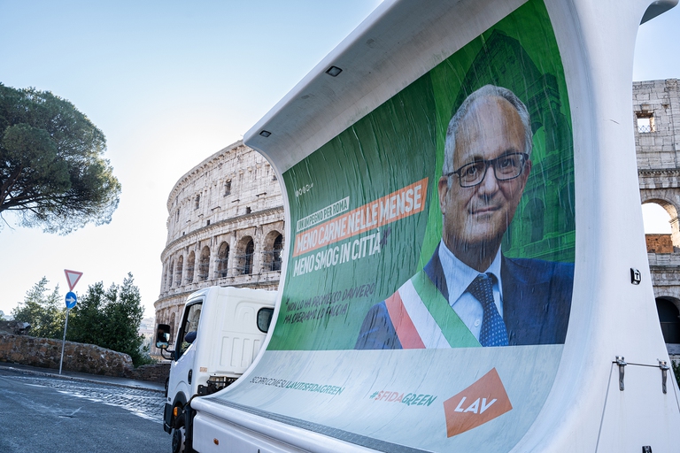La campagna Lav a Roma