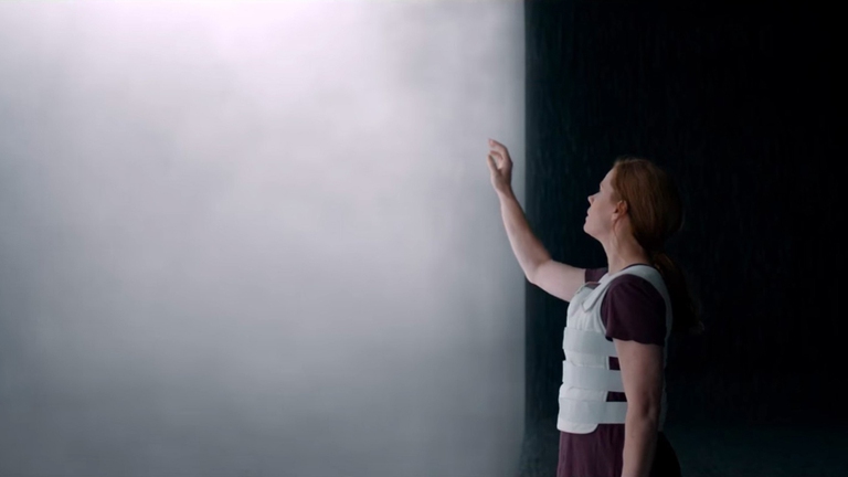 Immagine del film "Arrival" del 2016, Paramount Pictures