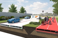 PlasticRoad, inaugurata in Olanda la prima pista ciclabile in plastica riciclata