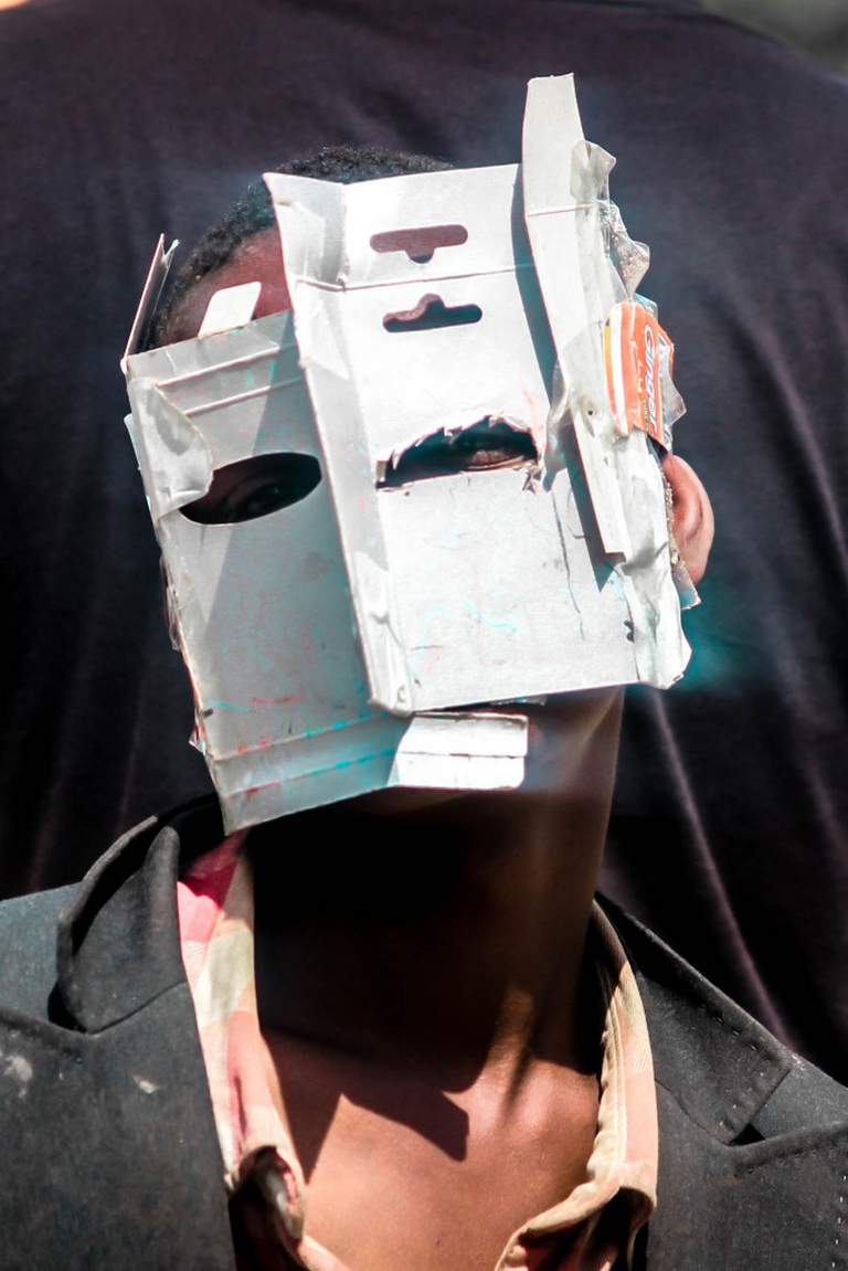 Maschera a forma di casa, Mtindwa © Cherimus