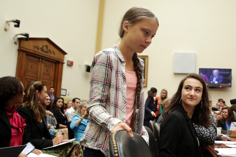 Climate Activist Greta Thunberg and Jamie Margolin