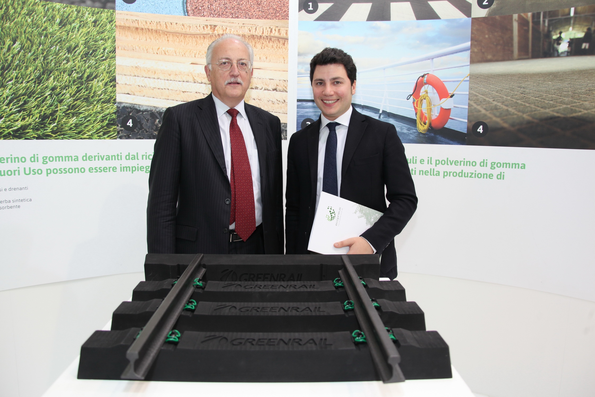 Le ferrovie di domani saranno in gomma riciclata e capaci di produrre energia