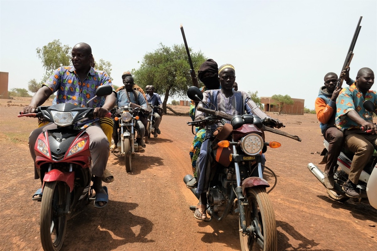 Burkina Faso, Koglweogo self-defence group on patrol