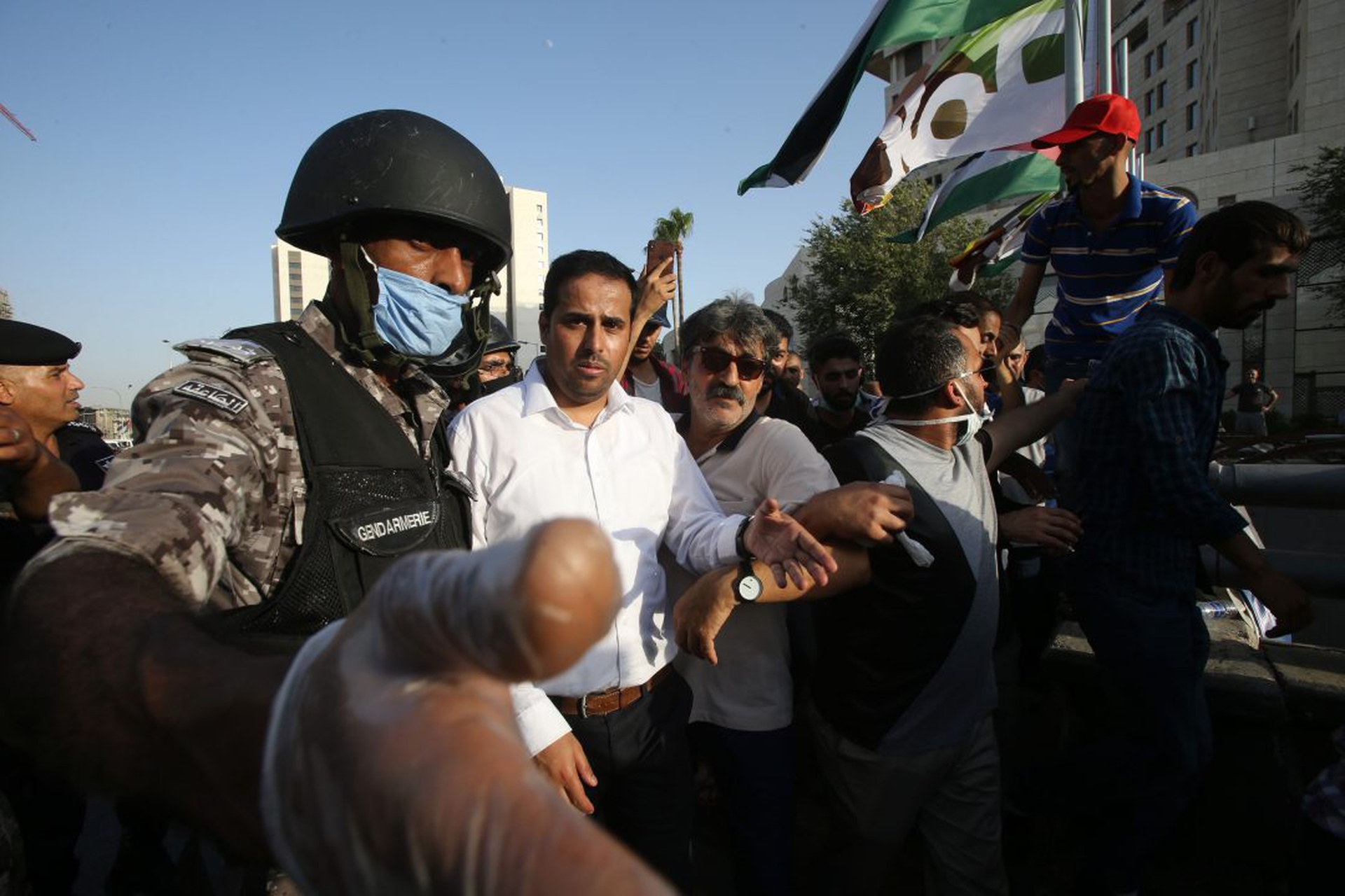 Jordanian Teachers Protest Shutdown Of Union