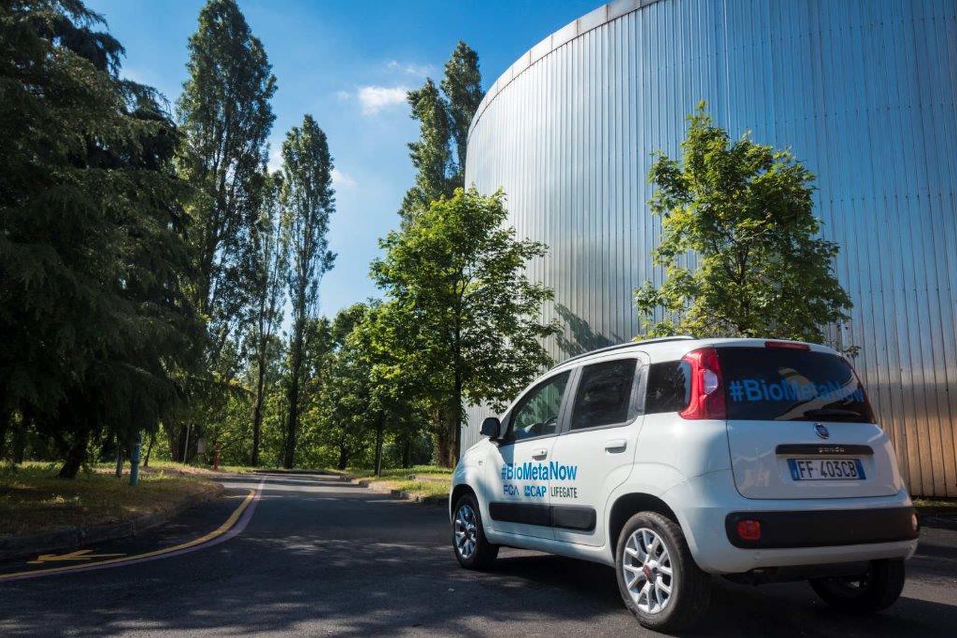 #BioMetaNow - Le foto del tour della Panda alimentata a biometano