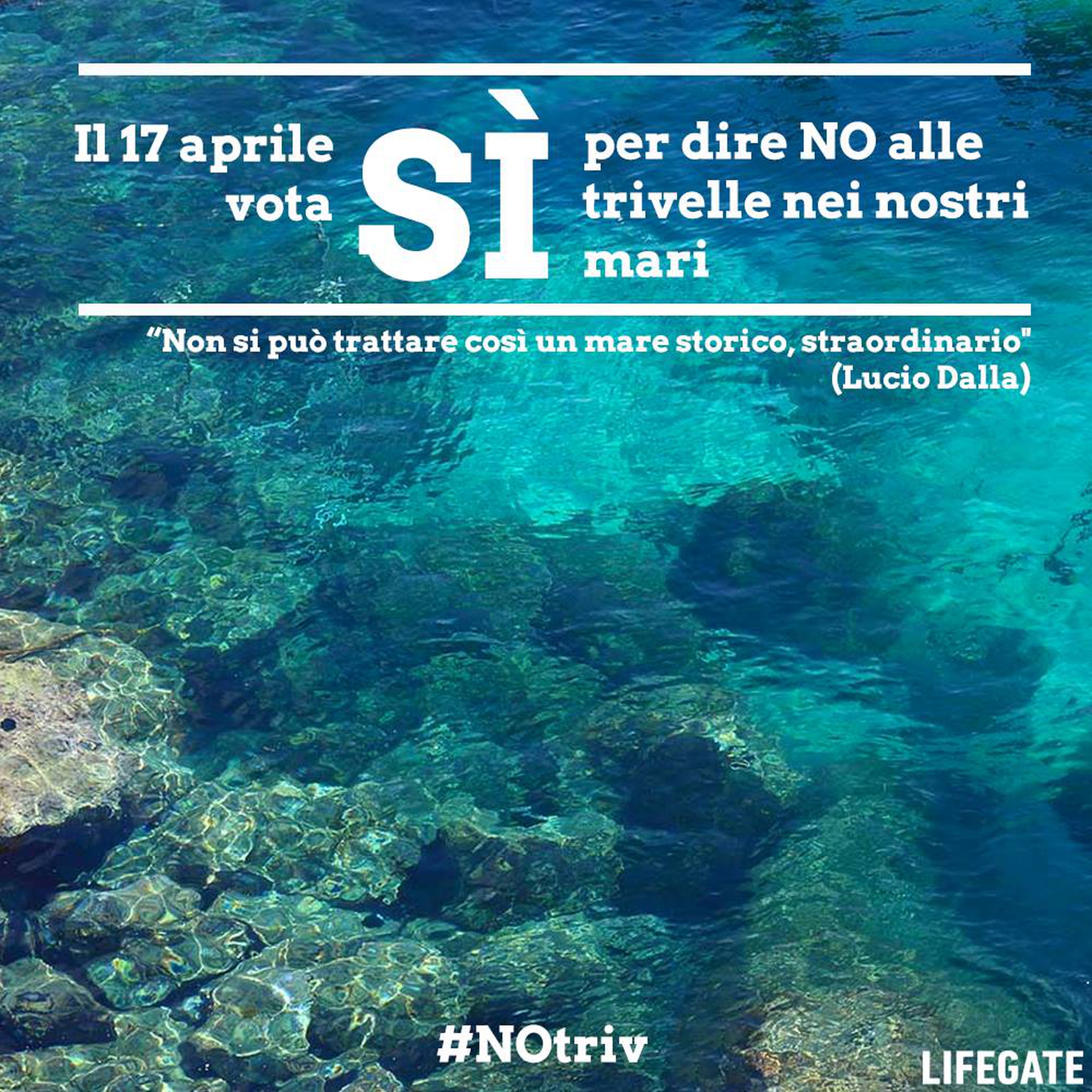 Vota sì per dire #NoTrivelle