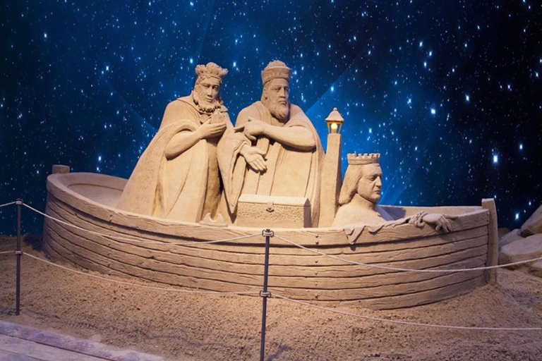 presepe di sabbia in Riviera romagnola