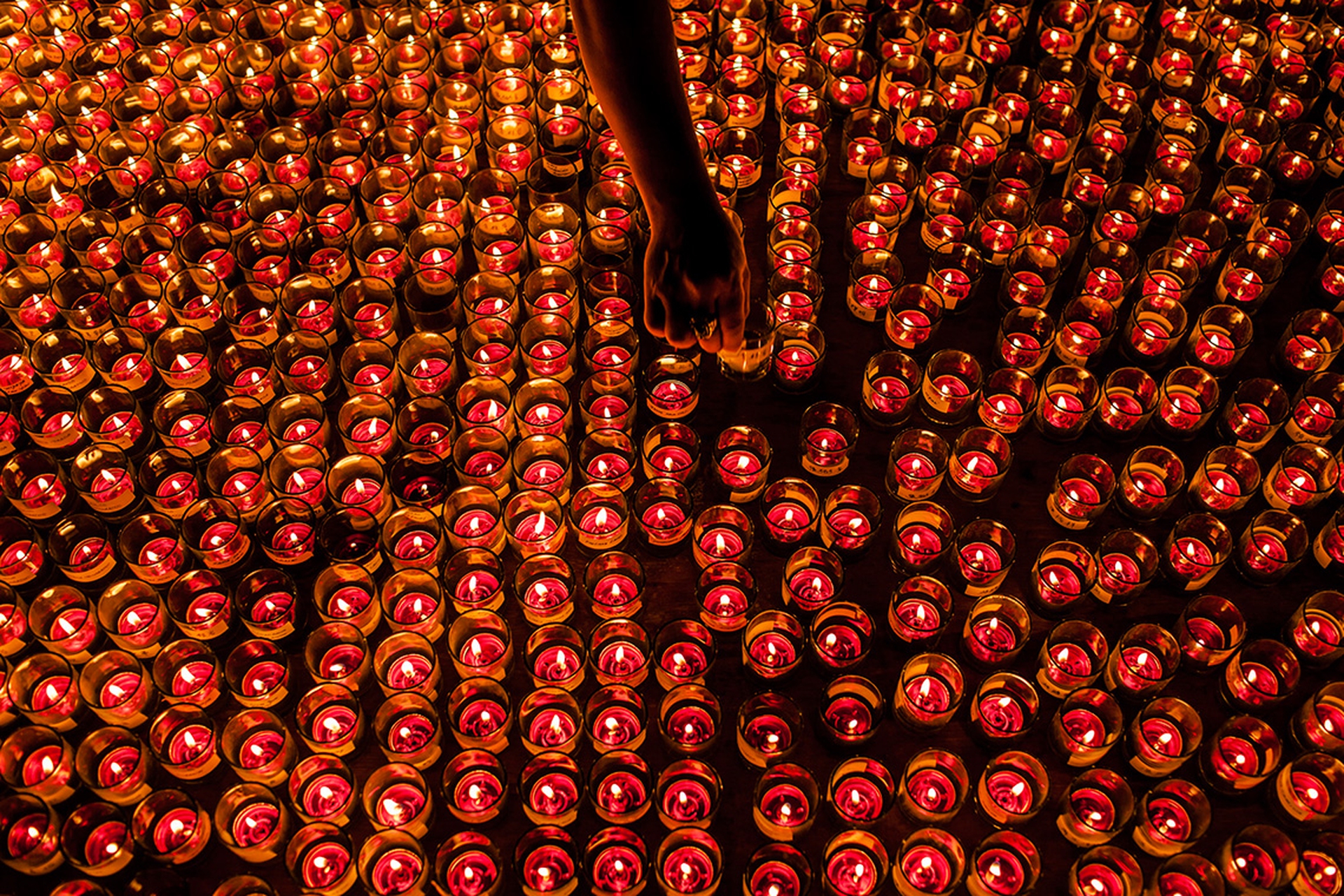 Candele per il Vesak
