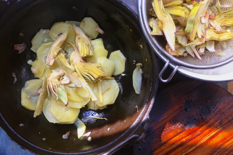 frittatona di carciofi