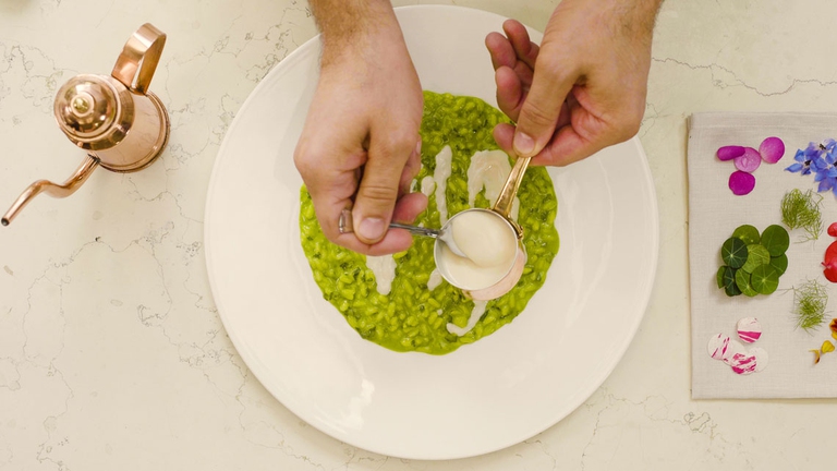 risotto alle ortiche