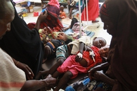 Somalia. Gli ospedali si stanno riempiendo di bambini malnutriti per la siccità