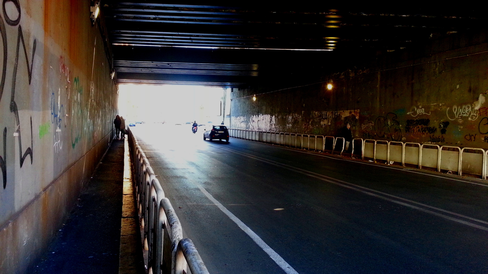 Tunnel ciclabile popolare Tuscolana