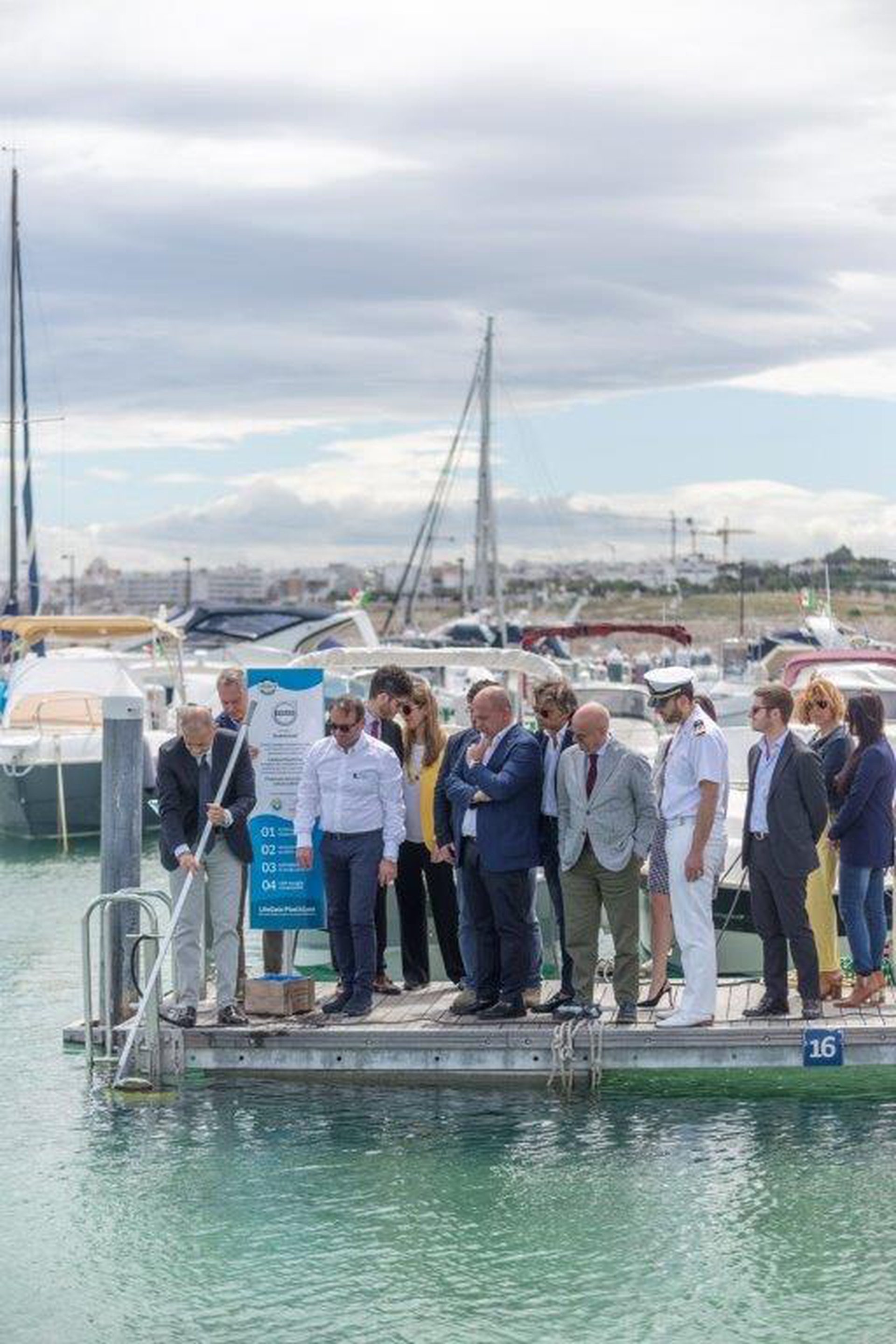 Posa del nuovo Seabin LifeGate